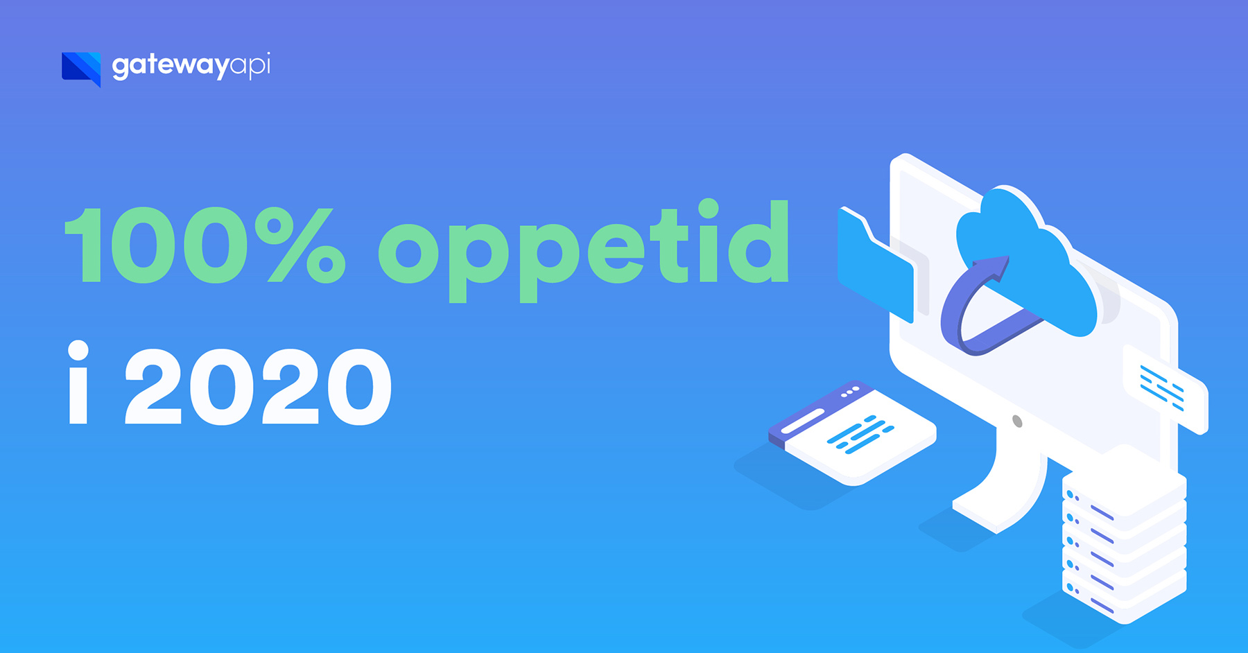 GatewayAPI havde en oppetid på 100% i 2020